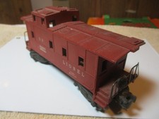 Post War Lionel O Gauge 1947 Cupola Red Caboose SP 6257 Not Illuminated 84Z