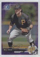 2017 Bowman Draft Chrome Purple Refractor 2/250 Will Craig #BDC-189 1s8