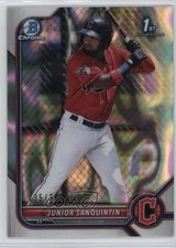 2022 Bowman Chrome Prospects Lava Refractor /399 Junior Sanquintin #BCP-80 nd3