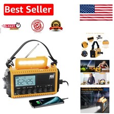 All-in-One NOAA Weather Radio: USB Charging, AM/FM & SOS Siren Function