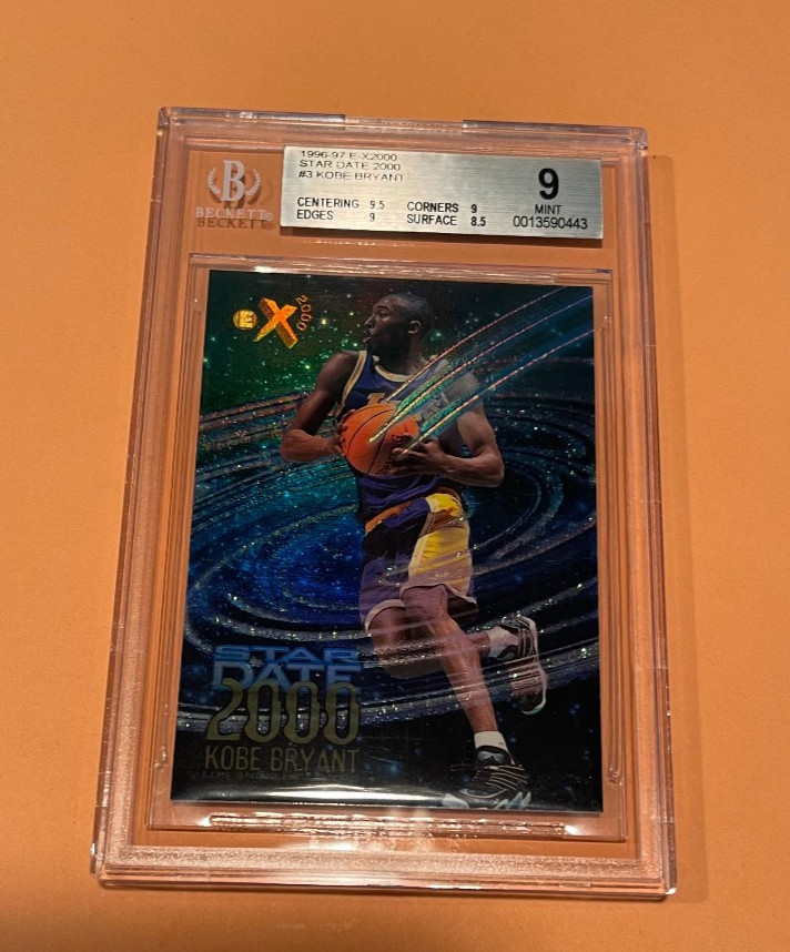 1996-97 E-X2000 Star Date 2000 #3 Kobe Bryant Rookie - BGS 9 Rookie RC