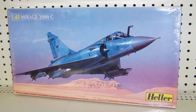 1:48 HELLER MIRAGE 2000 C FIGHTER FRENCH AIR FORCE INDIAN AIR FORCE 80426 NISB 