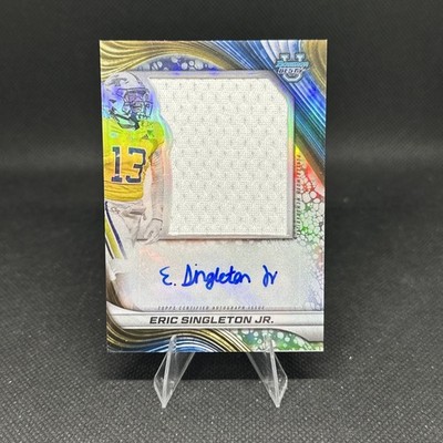 2024 Bowman Best U Eric Singleton Jr. Jumbo Patch Autograph Refractor #PJA-ES