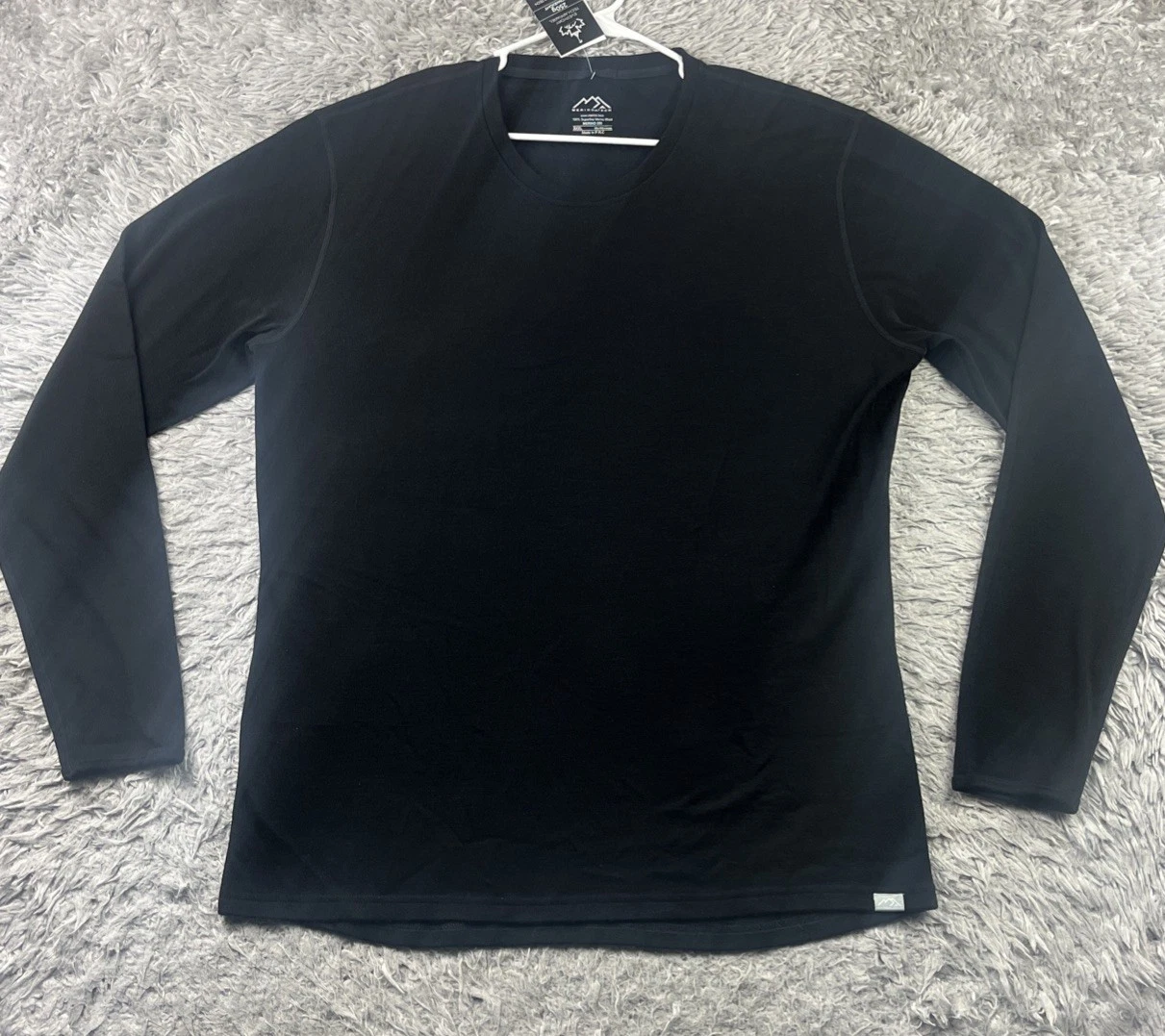 Merino Tech Base Layer Shirt Mens 3XL Superfine Merino Wool Midweight 250 NWT