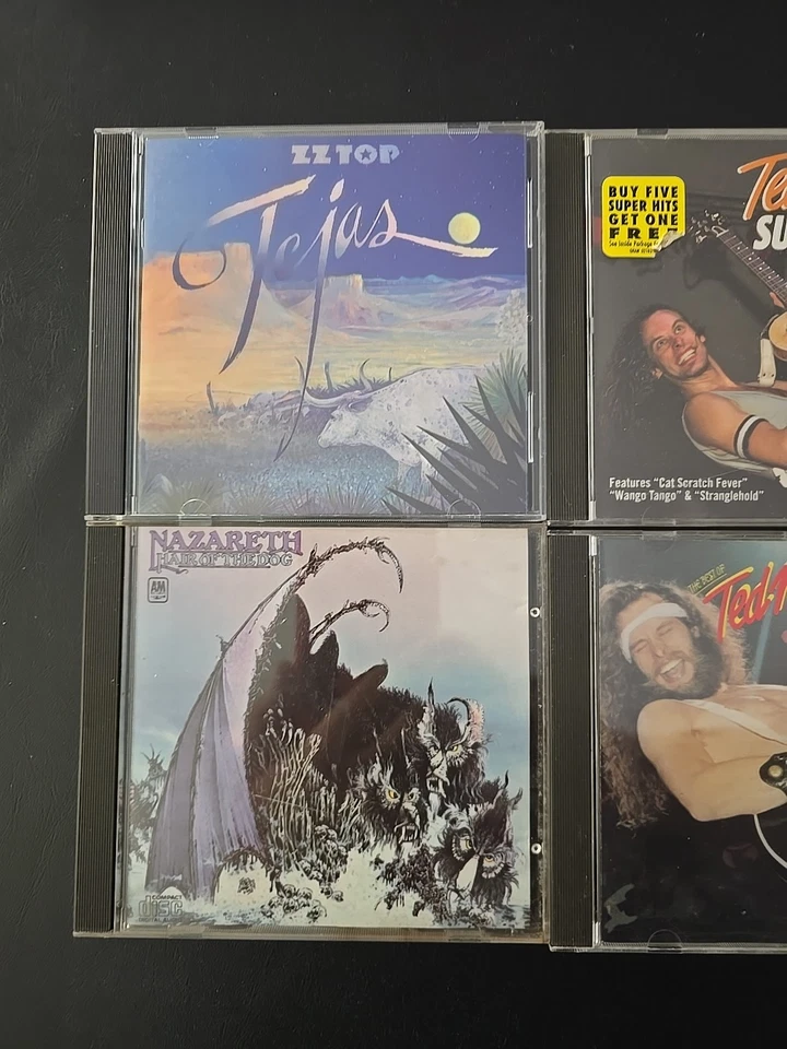 Classic Rock 10 Cd Lot Cheap Trick,Winwood,Neil Young,Nazareth,Nugent,ZZ Top Foto 2 de 4