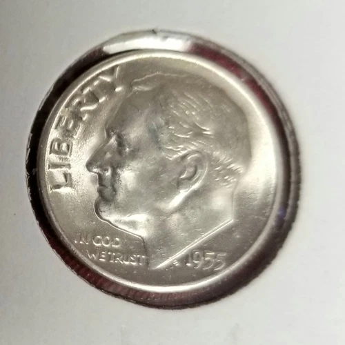 1955-S Silver Roosevelt Dime *GEM BRILLIANT UNCIRCULATED CONDITION* 90% SILVER