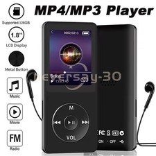 Bluetooth Support MP4/MP3 Lossless Music Player FM Radio Recorder Sport BLACK