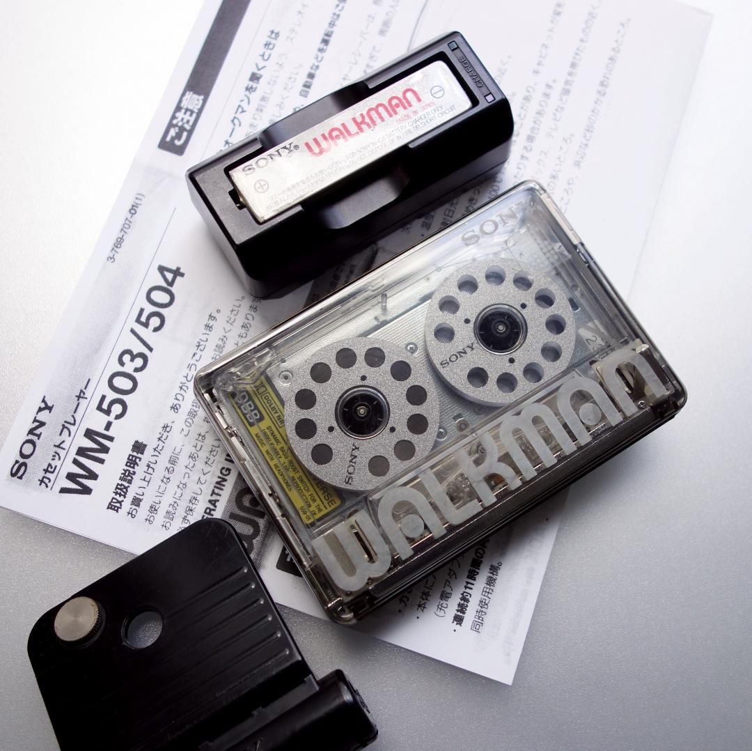 ポータブルプレーヤー SONY WALKMAN  WM-504 Sony WM-504 ▷ Walkman.land