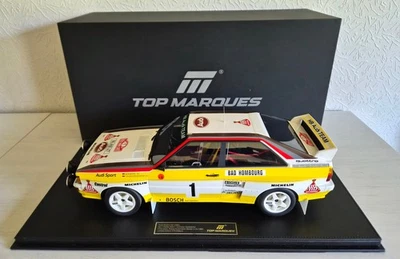 Neu Top Marques 1:12 Audi Quattro A2 #1 W.Röhrl-Ch.Geistdörfer Winner RMC 1984 - Bild 1 von 4