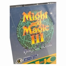 Might and Magic III 3 Isles of Terra (TurboGrafx CD, 1993) Complete Manual Map