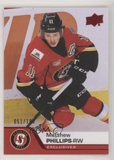 2020-21 Upper Deck AHL Exclusives 51/100 Matthew Phillips #6 0g4