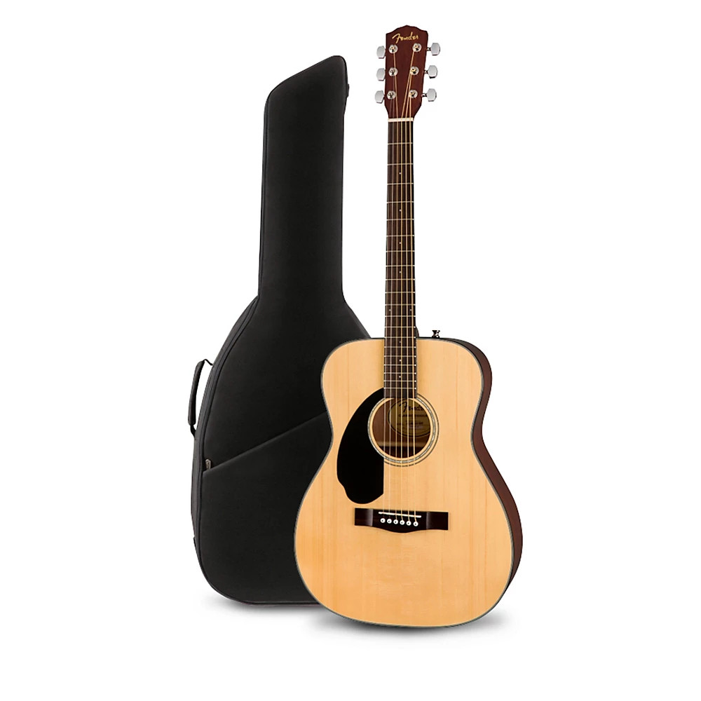 Fender CD-60S LH Dreadnought Left-Handed Acoustic Guitar With Bag Natural 36790₽