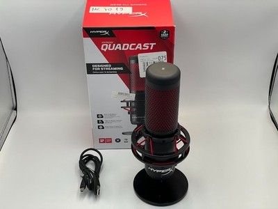 HyperX QuadCast   USB Condenser Microphone - Black/Red