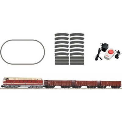 Piko 57138 Start-Set mit Bettung BR 119 + 3 Hochbordwagen, Ep. IV H0 + Neu