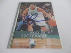 WALLY SZCZERBIAK SIGNED 2007-08 UPPER DECK CARD #88 SEATTLE SONICS SET BREAK