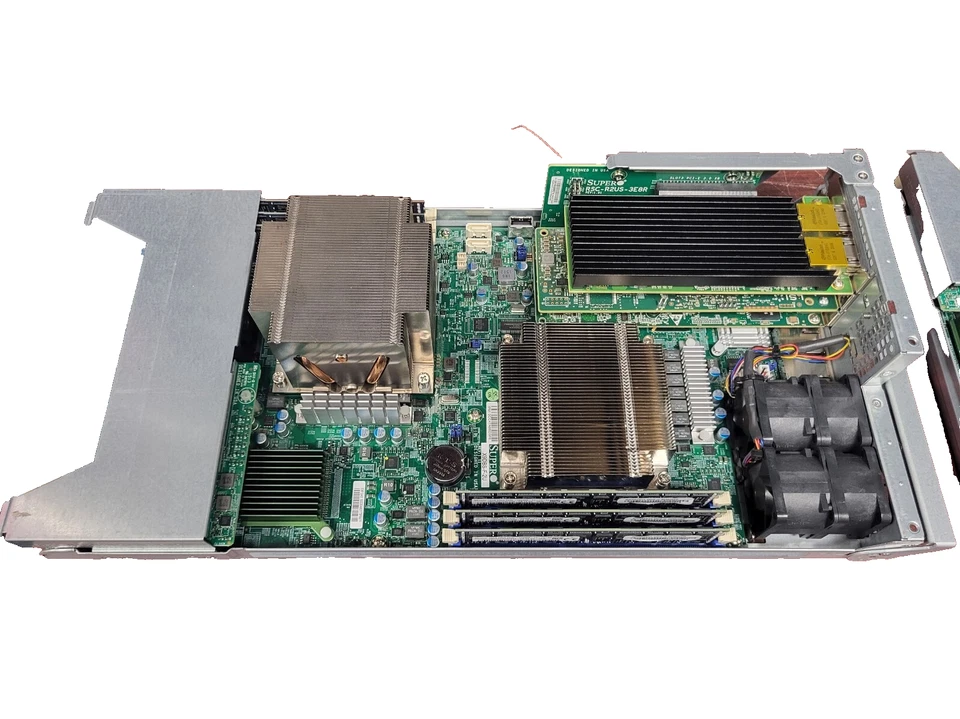 Super Micro X9DBS-F-2U E5-2640v2 96GB PC3L Motherboard Server Node #73 - Image 4 of 4