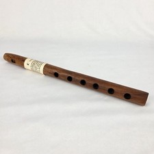 Hopi Kachani Handmade Wooden Flute Native American Kokopelli Style Whistle SPLIT