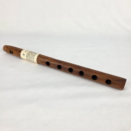 Hopi Kachani Handmade Wooden Flute Native American Kokopelli Style Whistle SPLIT