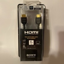 Sony HDMI With Ethernet  6 Feet. DLC-HJ18
