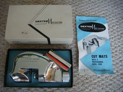 Verpackt + Anleitung Vintage Dexter Passepartoutschneider