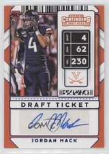 2020 Panini Contenders Draft Picks College Ticket Jordan Mack #307 Auto 2u3