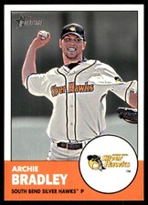 Archie Bradley 2012 Topps Heritage M/L #3 South Bend Silver Hawks MLB READ