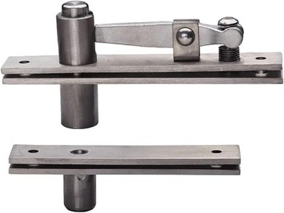 TamBee Door Pivot Hinges Heavy Duty Hinges for Wood Doors 360 Degree Shaft Stain