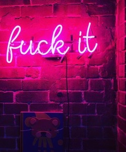 New Fvck It Neon Sign Wall Decor Artwork Light Lamp 14 X7 Display