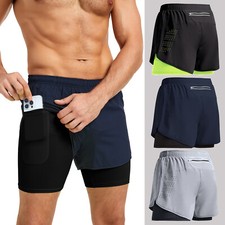 Men's Basketball Sports Shorts Gym Jogging Boxing Sweat Casual Workout Pants US