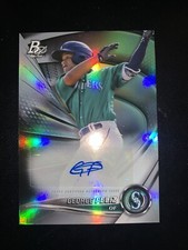 2022 Bowman Platinum George Feliz Auto #TOP-77 Seattle Mariners
