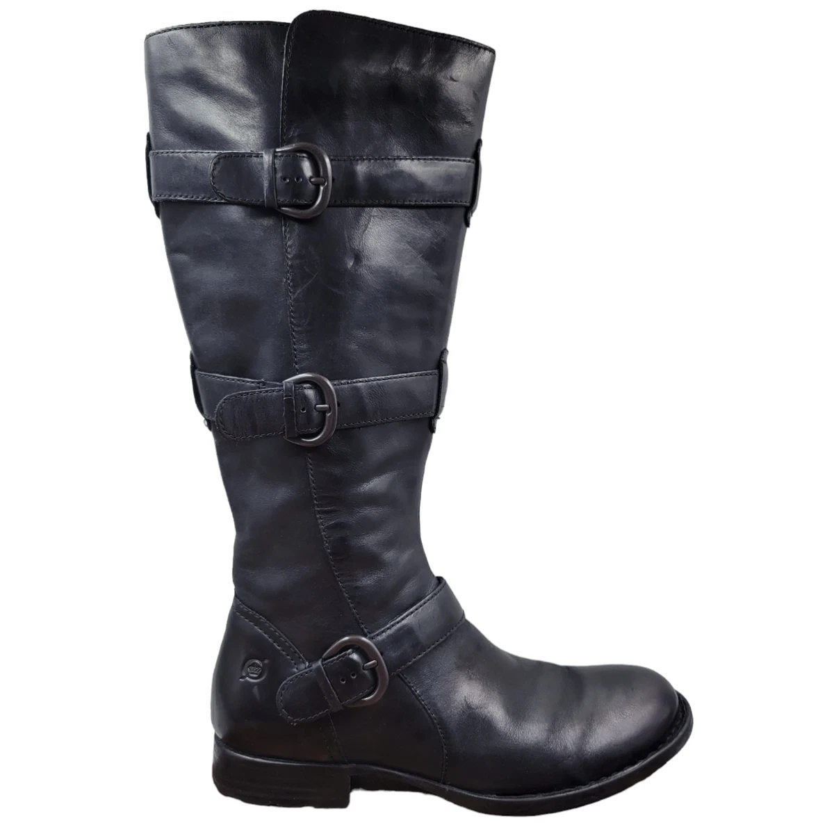 Born black 2025 leather boots