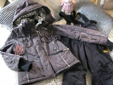 Airfield Snow WinterJacke Skijacke - Gr.140 mit  Leo Kunstpelz Einsatz - TOP