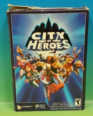 Jeu PC CITY OF HEROES - Version COMPLÈTE CD-ROM Français - État Comme Neuf