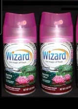 2 Wizard Automatic Spray Refills Morning Mist 5 oz (See Note)