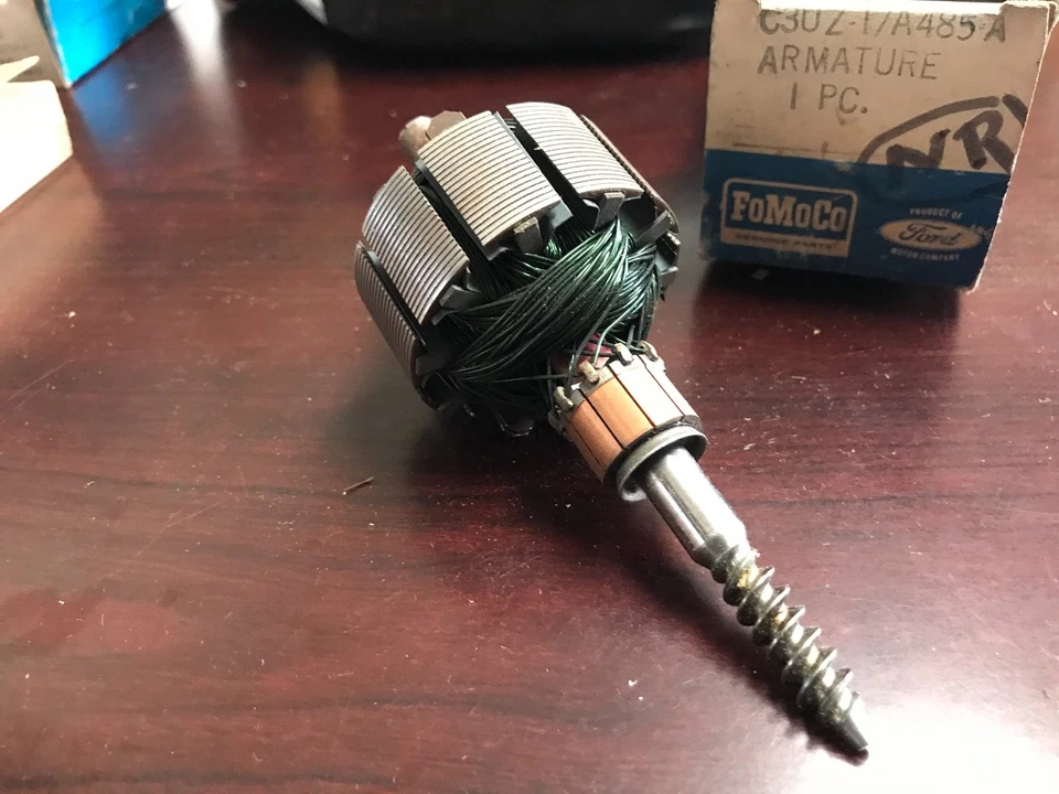 Ford Econoline 1963 1964 nuevo en stock furgoneta limpiaparabrisas motor armadura C3uz-17A485 nuevo Foto 2 de 4