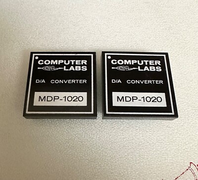 QTY. 2 VINTAGE COMPUTER LABS D/A CONVERTER MDP-1020
