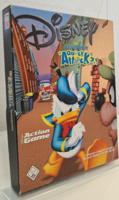 Donald Duck Goin Quakers Quack Attack PC Spiel Big Box Disney Ubisoft 2000 Rare