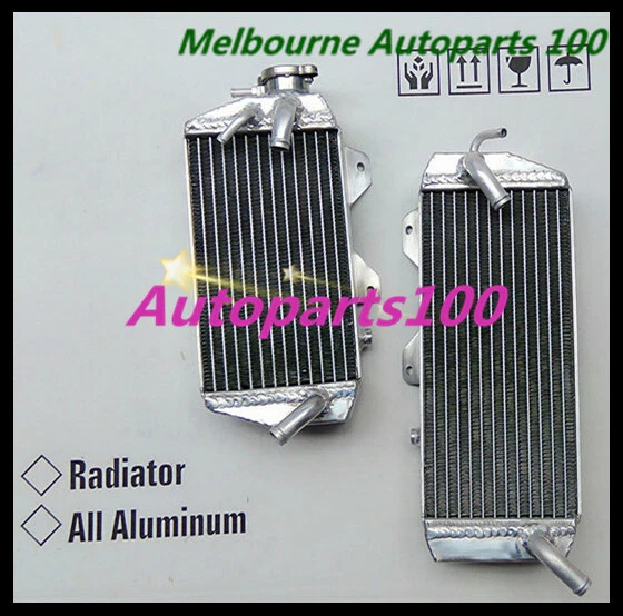Radiador de alumínio KLX450R KLX450 2008 2009 para lados esquerdo e direito KAWASAKI - Imagem 4 de 4