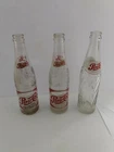 Vintage Pepsi Coca  Bottles - Lot of 3 - 1960-1980's