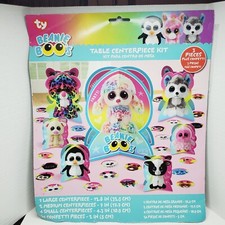 New TY Beanie Boos Table Centerpiece Kit Birthday Party Decoration Supplies Kids