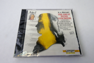New W.A. Mozart The Great Piano Concertos LaserLight Digital 1791