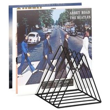 9 Slot Vinyl Record Holder Storage Rack Metal Magazine Display File Holder