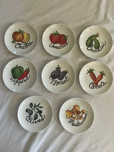 Lenox Chip and Dip Set "Vegetable Medley 10 piece Metal Serveware Plates New Box - Picture 8 of 9