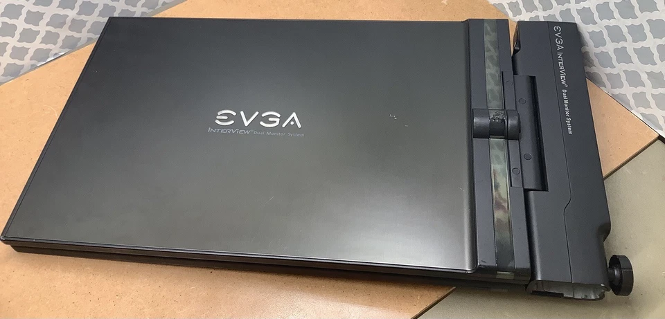 EVGA InterView 1700 17 inch Dual Monitor System -Works- As-Is - Read Description - Image 3 of 4
