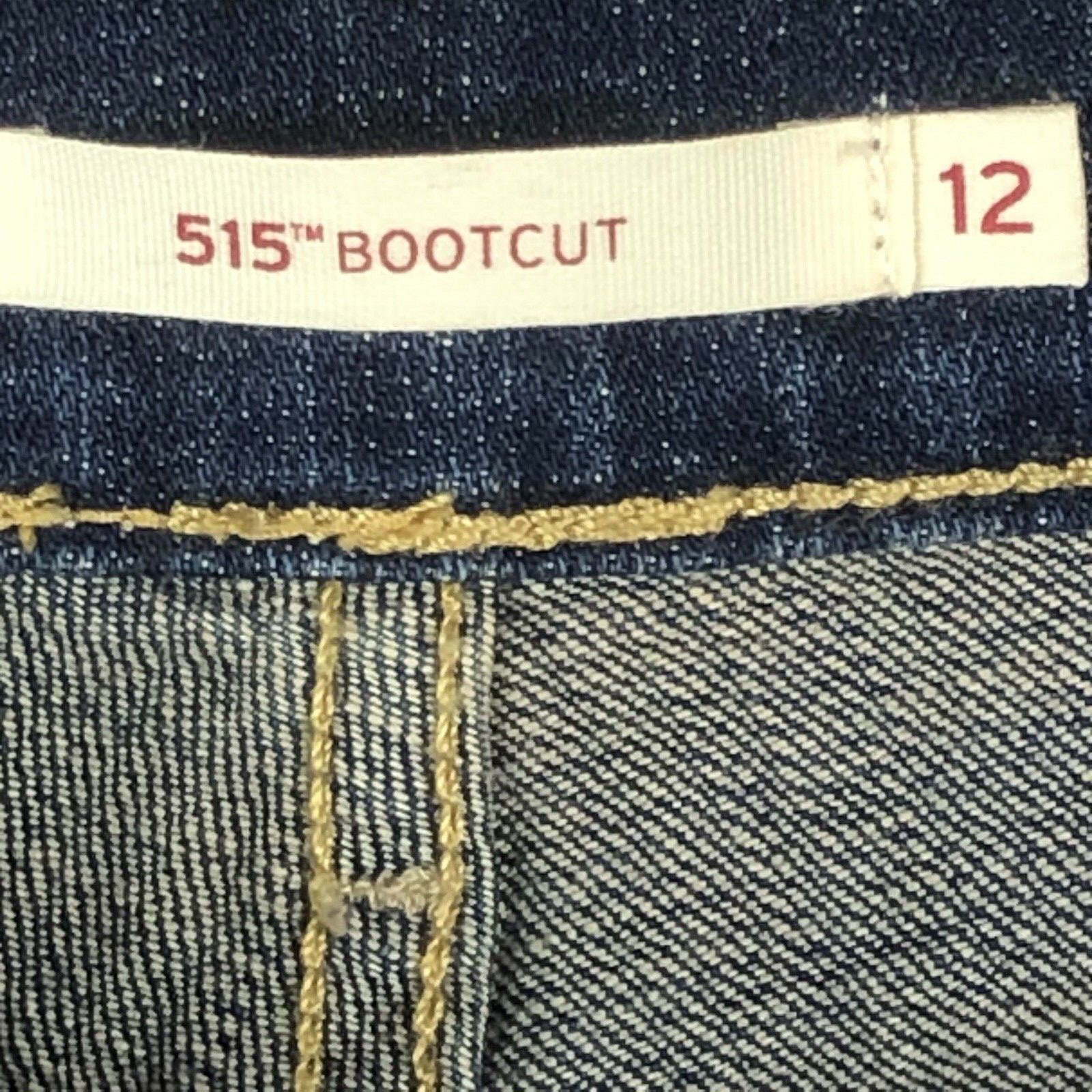 Lee 515 Bootcut MidRise Flat Front Womens Denim Blue Jeans Size 12M/31