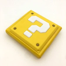 Yellow Shockproof Rubber Game Card Case Storage Box For Switch NS- Mario series