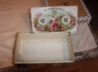 VINTAGE LOT of WOODEN CIGAR BOXES - (1-THREE FORKS DRUG CO. THREE FORKS MONTANA) — photo 7