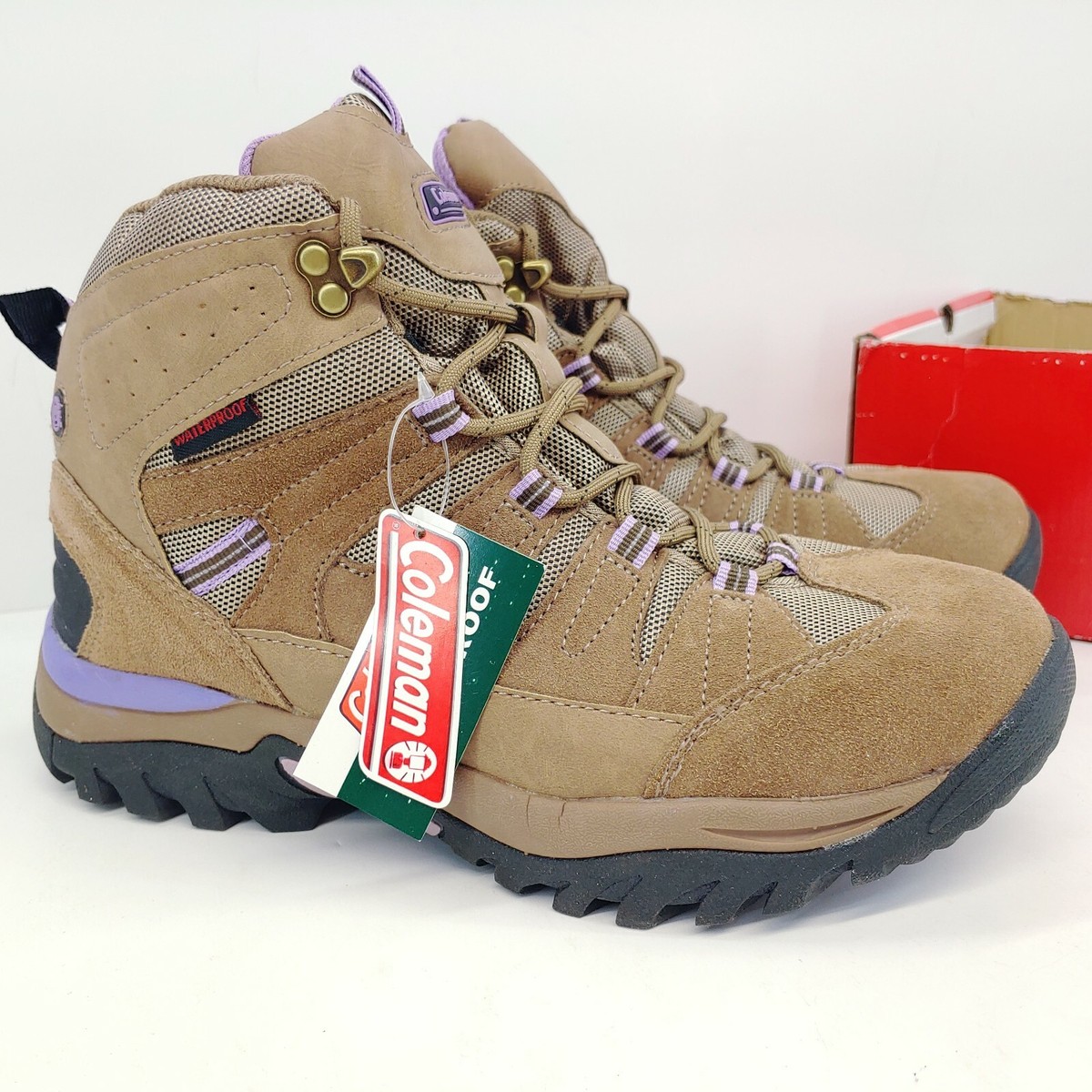 Coleman Portland Hiker Shoes Womens Size 10 M Light Brown  display picture 2
