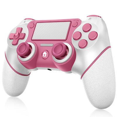 Pink Wireless Controller For PS4 Pink Macro P-4 Controller Accessories 