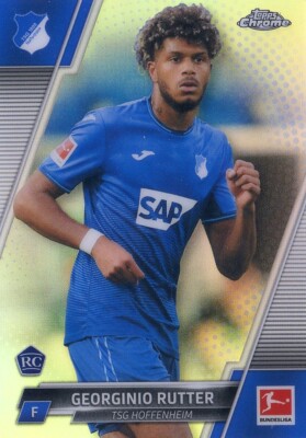 2021-22 Topps Chrome Bundesliga Refractor #53 Georginio Rutter - TSG Hoffenheim